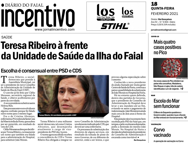 Ribeiro na Unidade de Saúde