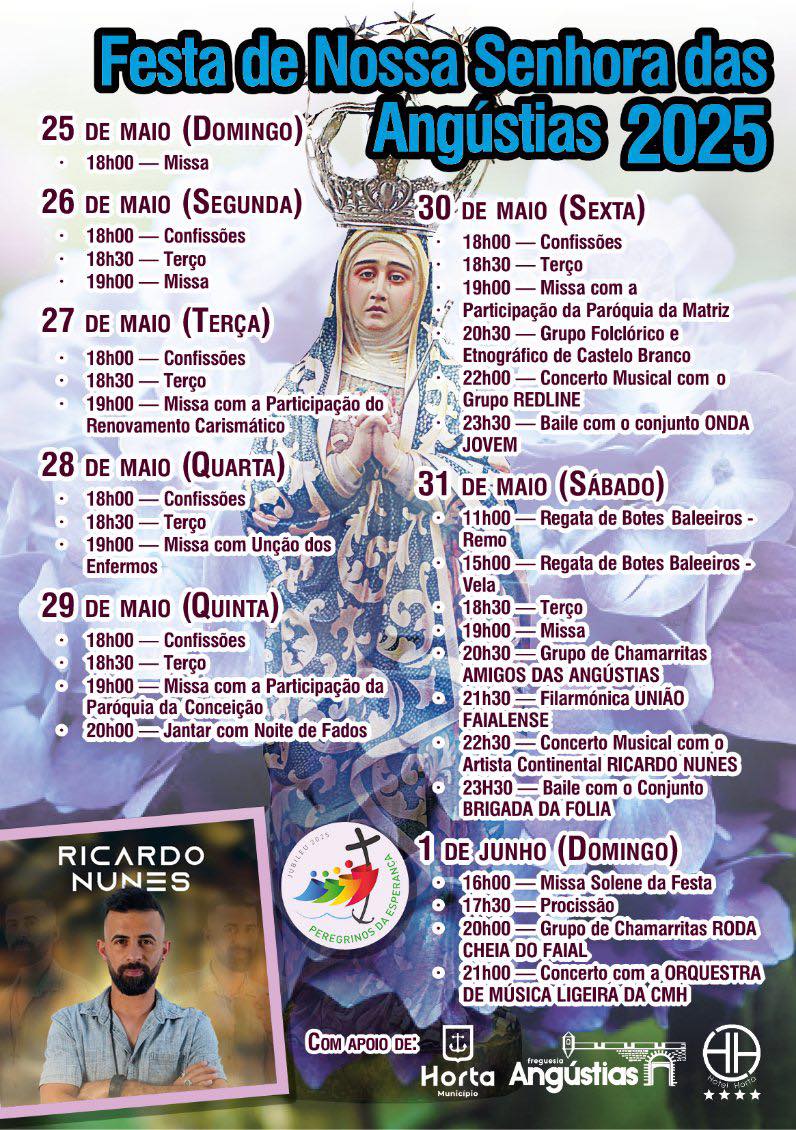 Festa de Nossa Senhora das Angústias — 2025