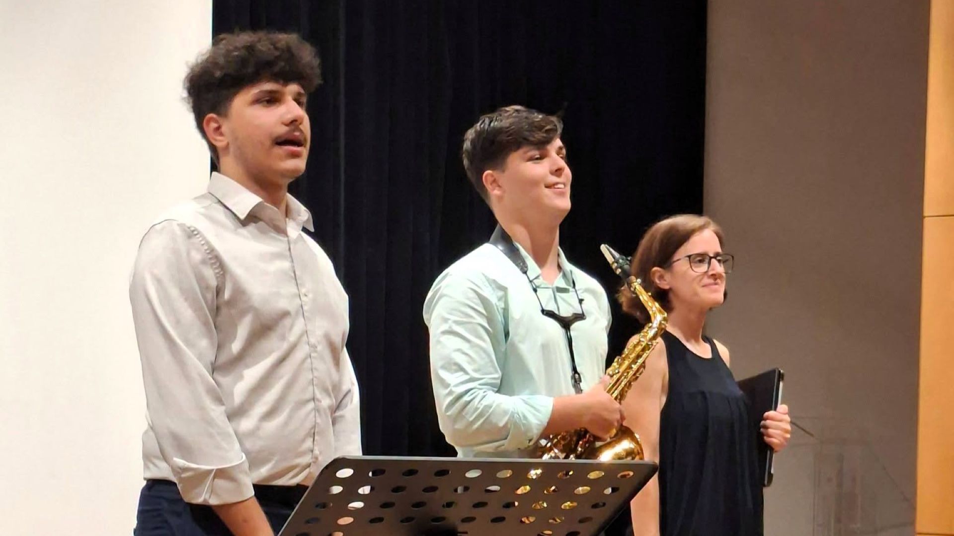 Recital de saxofone e clarinete apresentado na Horta